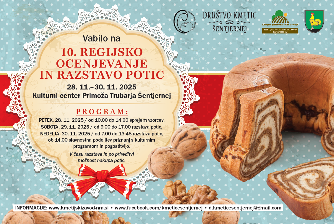 10. regijsko ocenjevanje in razstava potic 2025 - novo